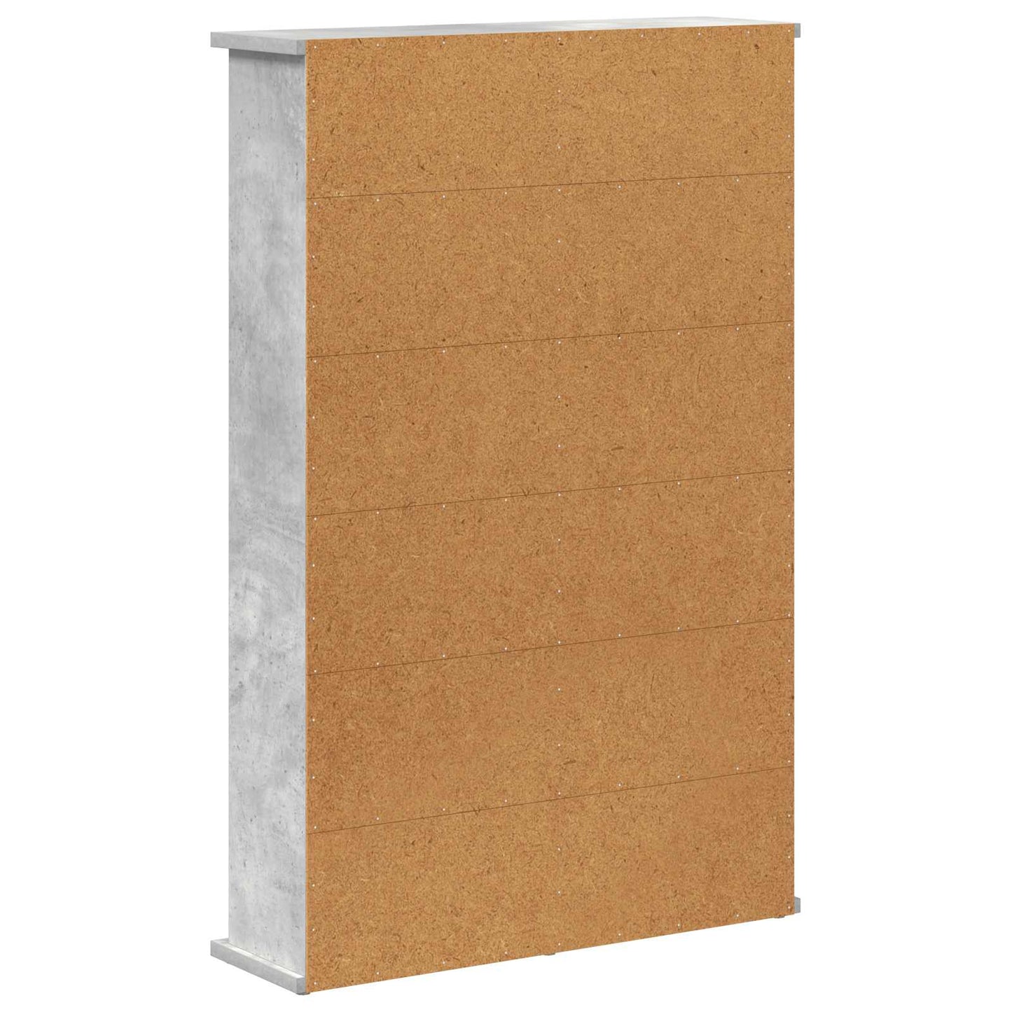 CD Cabinet Concrete Grey 60 x 17 x 92 cm Engineered Wood