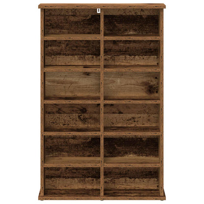 CD Cabinet Oak Wood 60 x 17 x 92 cm Engineered Wood