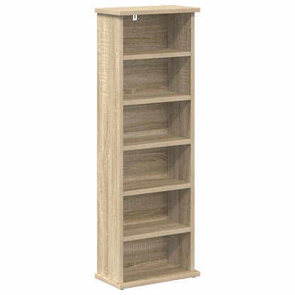 CD Cabinet 2 pcs Sonoma Oak 32 x 17 x 92 cm Engineered Wood