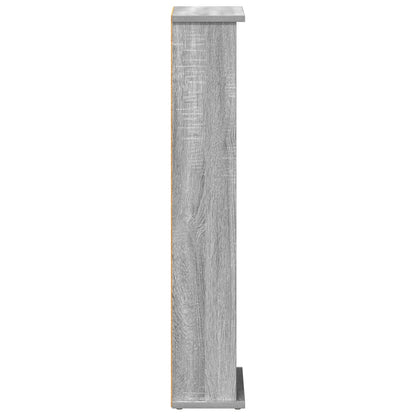 CD Cabinet Grey Sonoma 32 x 17 x 92 cm Engineered Wood