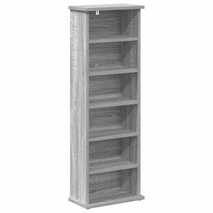 CD Cabinet 2 pcs Grey Sonoma 32 x 17 x 92 cm Engineered Wood