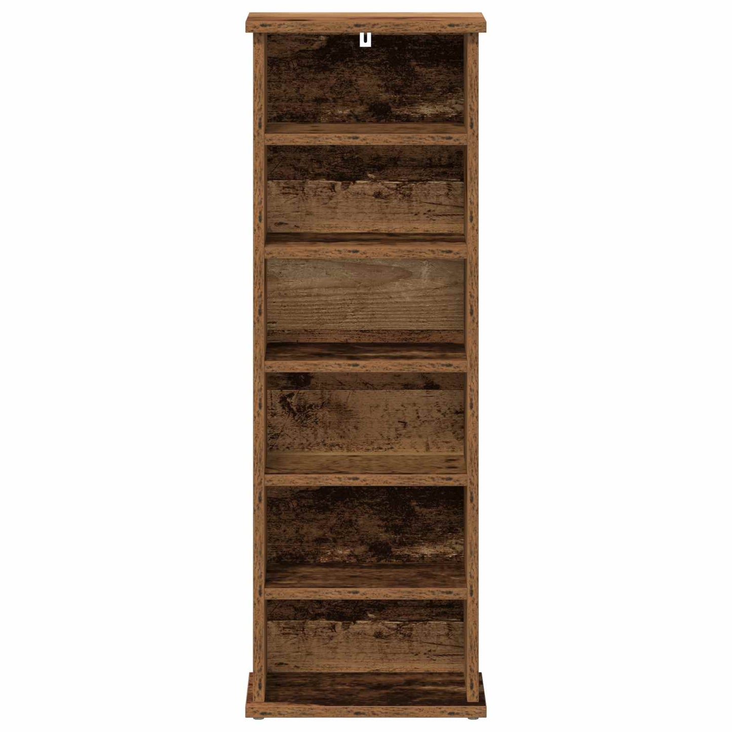 CD Cabinet Oak Wood 32 x 17 x 92 cm Engineered Wood