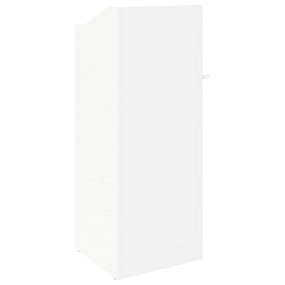 Record Cabinet White 36 x 36 x 95.5 cm Engineered Wood