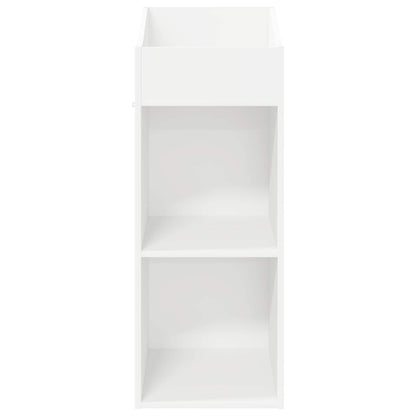 Record Cabinet White 36 x 36 x 95.5 cm Engineered Wood