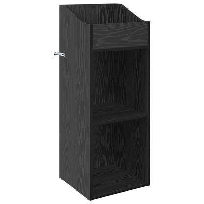 Record Cabinet Black Oak 36 x 36 x 95.5 cm Engineered Wood