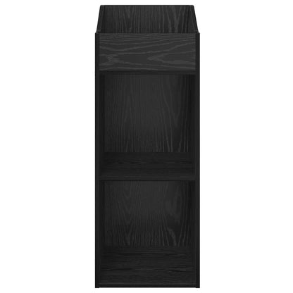 Record Cabinet Black Oak 36 x 36 x 95.5 cm Engineered Wood
