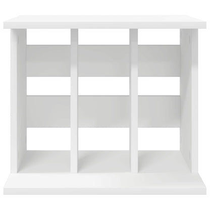 Vinyl Record Storage White 42 x 33 x 36 cm Engineered Wood