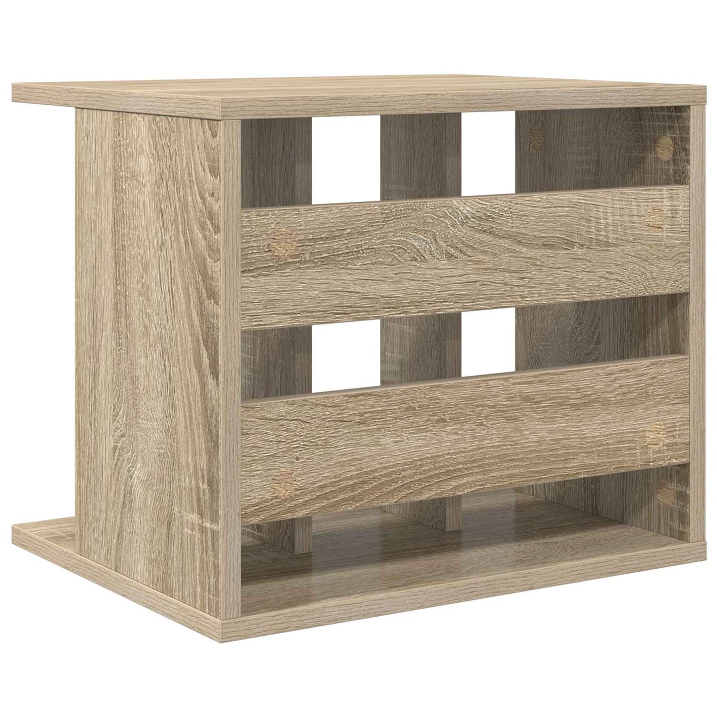 Vinyl Record Storage Sonoma Oak 42 x 33 x 36 cm Engineered Wood