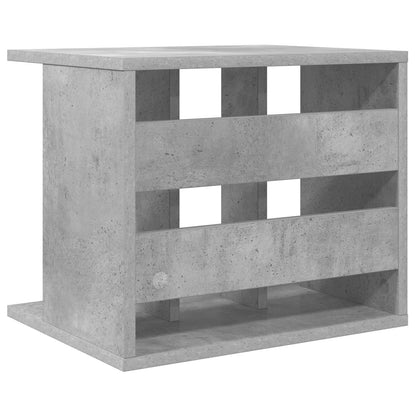 Vinyl Record Storage Concrete Grey 42 x 33 x 36 cm