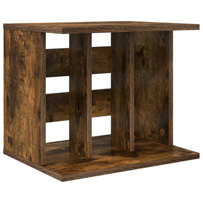 Vinyl Record Storage Smoked Oak 42 x 33 x 36 cm Engineered Wood