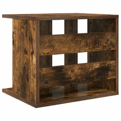 Vinyl Record Storage Smoked Oak 42 x 33 x 36 cm Engineered Wood