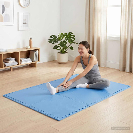 Floor Mats 40 pcs Blue 14.4 m² EVA Foam