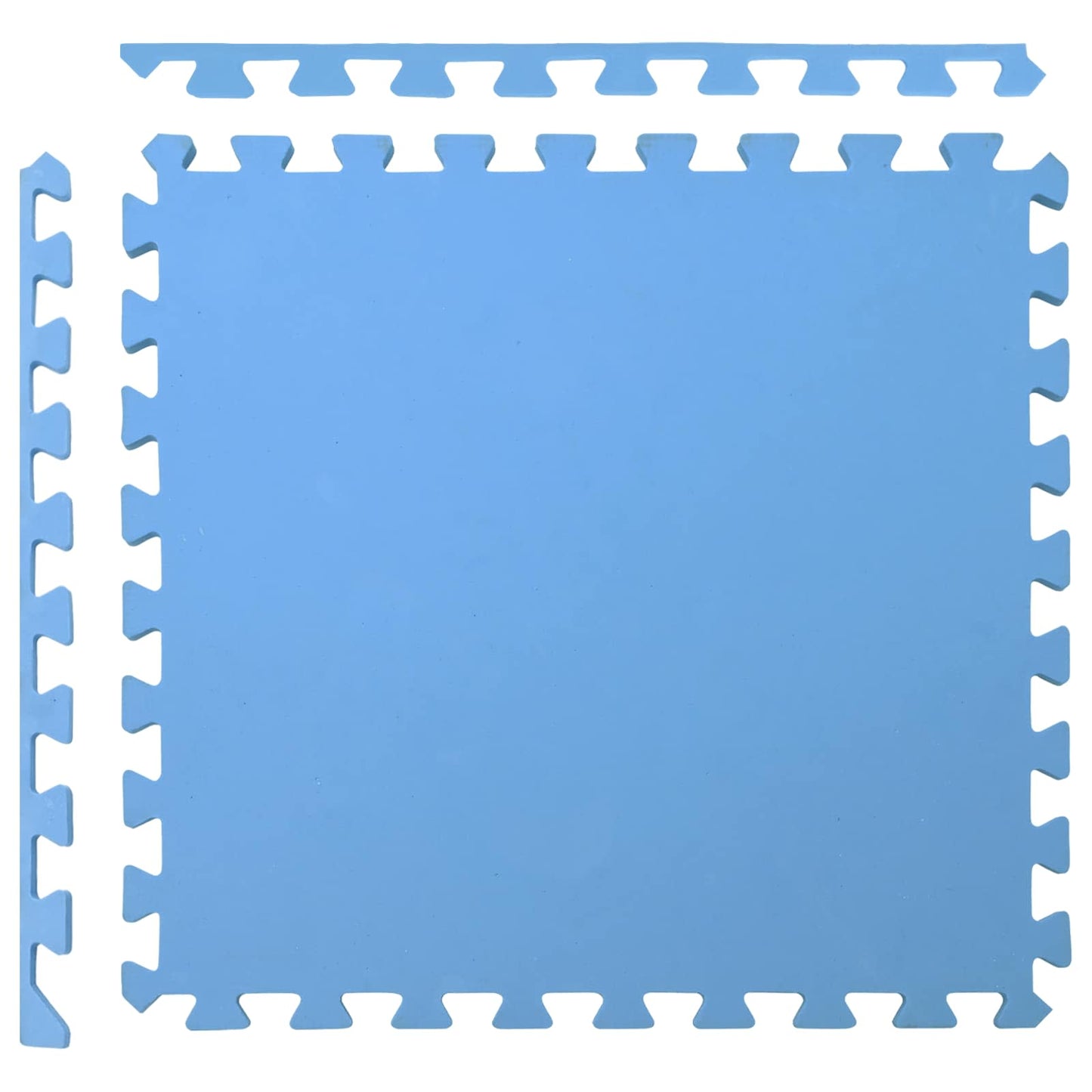 Floor Mats 12 pcs Blue 4.32 m² EVA Foam