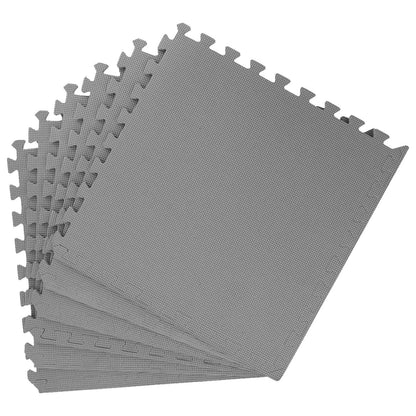 Floor Mats 6 pcs Grey 2.16 m² EVA Foam