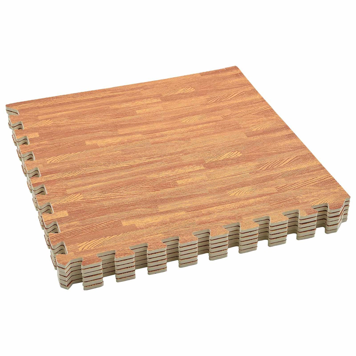 Floor Mats 12 pcs Wood 4.32 m² EVA Foam