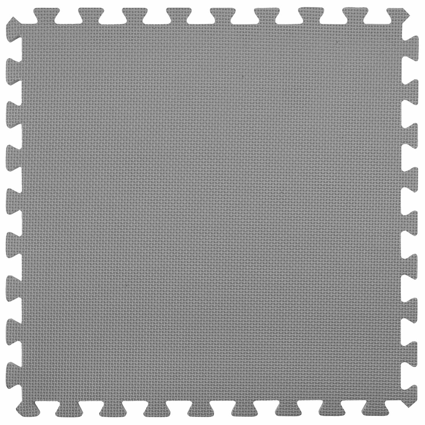 Pool Ground Mat 16 pcs Ø 235 cm Round EVA Foam Grey