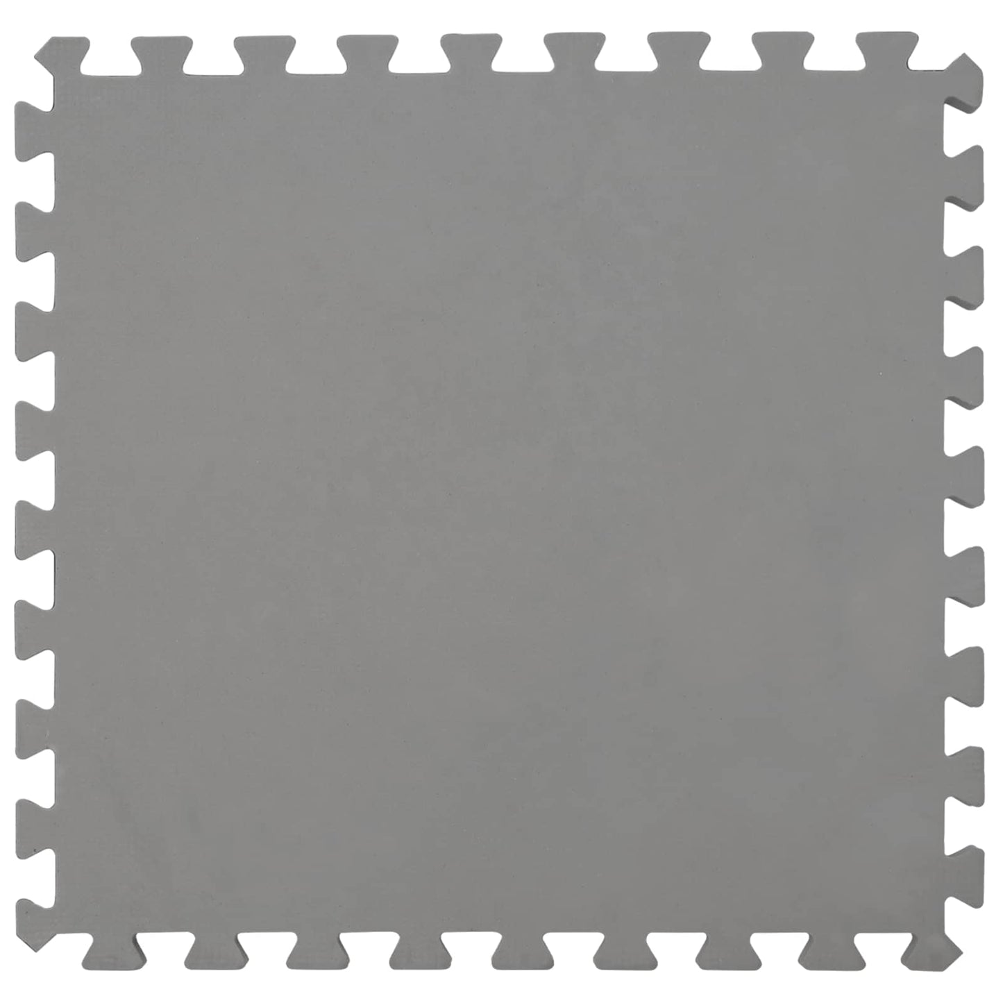 Pool Ground Mat 25 pcs Ø 292 cm Round EVA Foam Grey