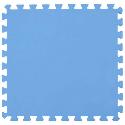 Pool Ground Mat 25 pcs Ø 292 cm Round EVA Foam Blue