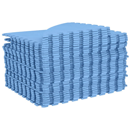 Pool Ground Mat 36 pcs Ø 350 cm Round EVA Foam Blue