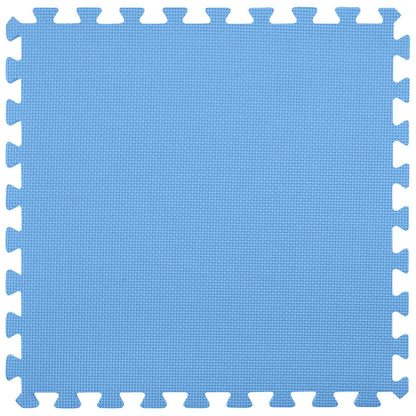 Pool Ground Mat 36 pcs Ø 350 cm Round EVA Foam Blue