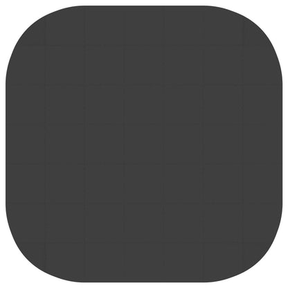 Pool Ground Mat 49 pcs Ø 408 cm Round EVA Foam Black