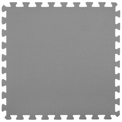 Pool Ground Mat 49 pcs Ø 408 cm Round EVA Foam Grey