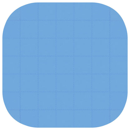 Pool Ground Mat 49 pcs Ø 408 cm Round EVA Foam Blue