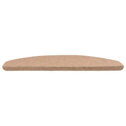 Self-adhesive Stair Mats 15 pcs Beige 80 x 28 x 3.5 cm