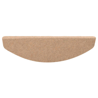 Self-adhesive Stair Mats 15 pcs Beige 80 x 28 x 3.5 cm