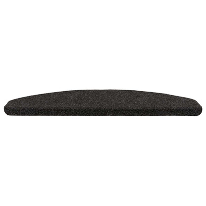 Self-adhesive Stair Mats 15 pcs Black 80 x 28 x 3.5 cm