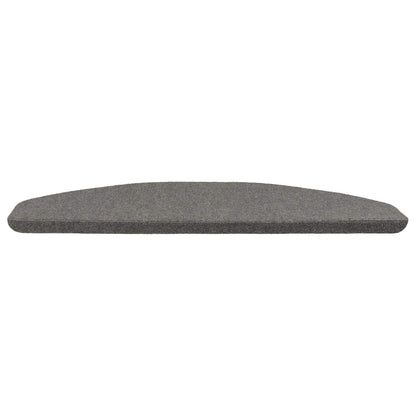 Self-adhesive Stair Mats 15 pcs Grey 80 x 28 x 3.5 cm