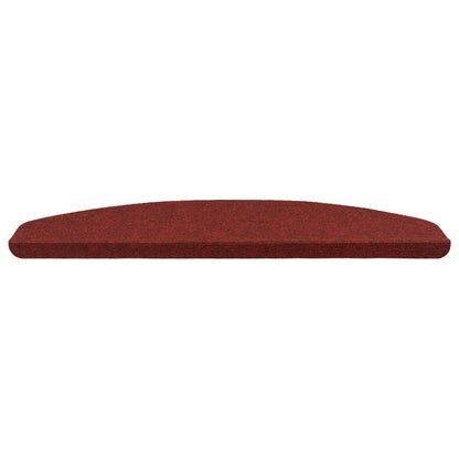 Self-adhesive Stair Mats 15 pcs Red 80 x 28 x 3.5 cm