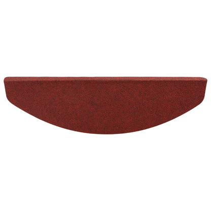Self-adhesive Stair Mats 15 pcs Red 80 x 28 x 3.5 cm