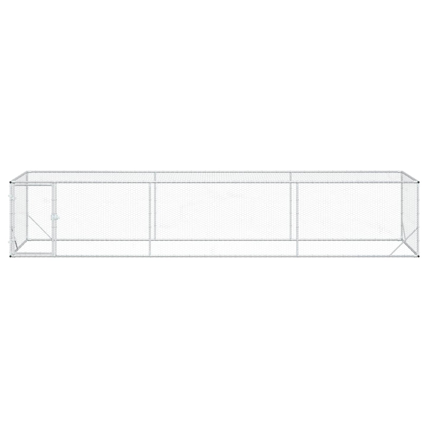Chicken Yard Silver 500 x 100 x 100 cm Galvanised Steel
