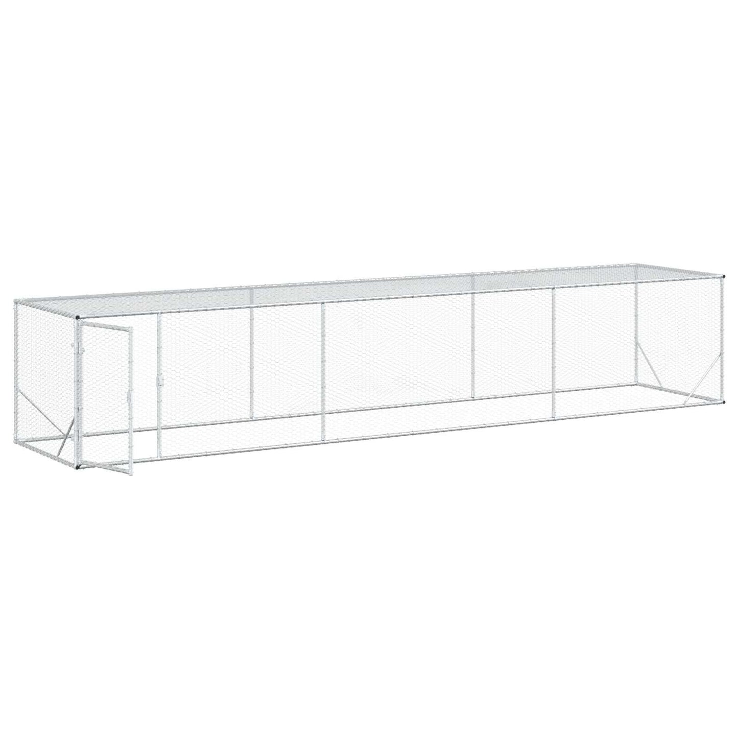 Chicken Yard Silver 500 x 100 x 100 cm Galvanised Steel