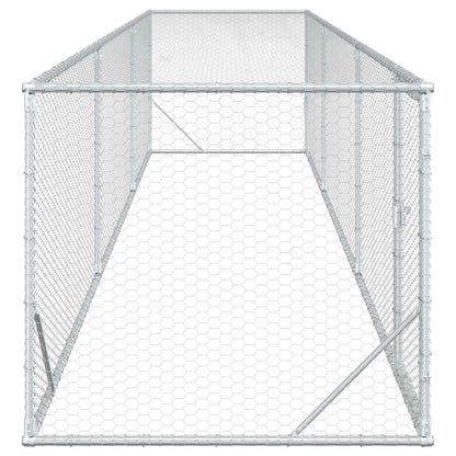 Chicken Yard Silver 500 x 100 x 100 cm Galvanised Steel