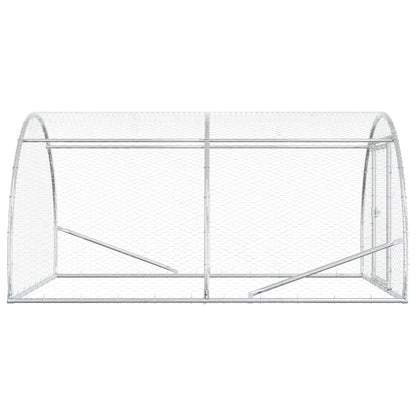 Chicken Coop Silver 200 x 150 x 100 cm Galvanised Steel
