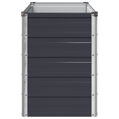 Raised Garden Bed Anthracite 100 x 40 x 55 cm cold-rolled steel