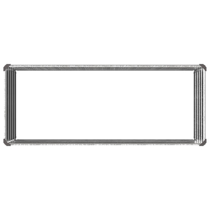 Raised Garden Bed Silver 100 x 40 x 55 cm galvanized
