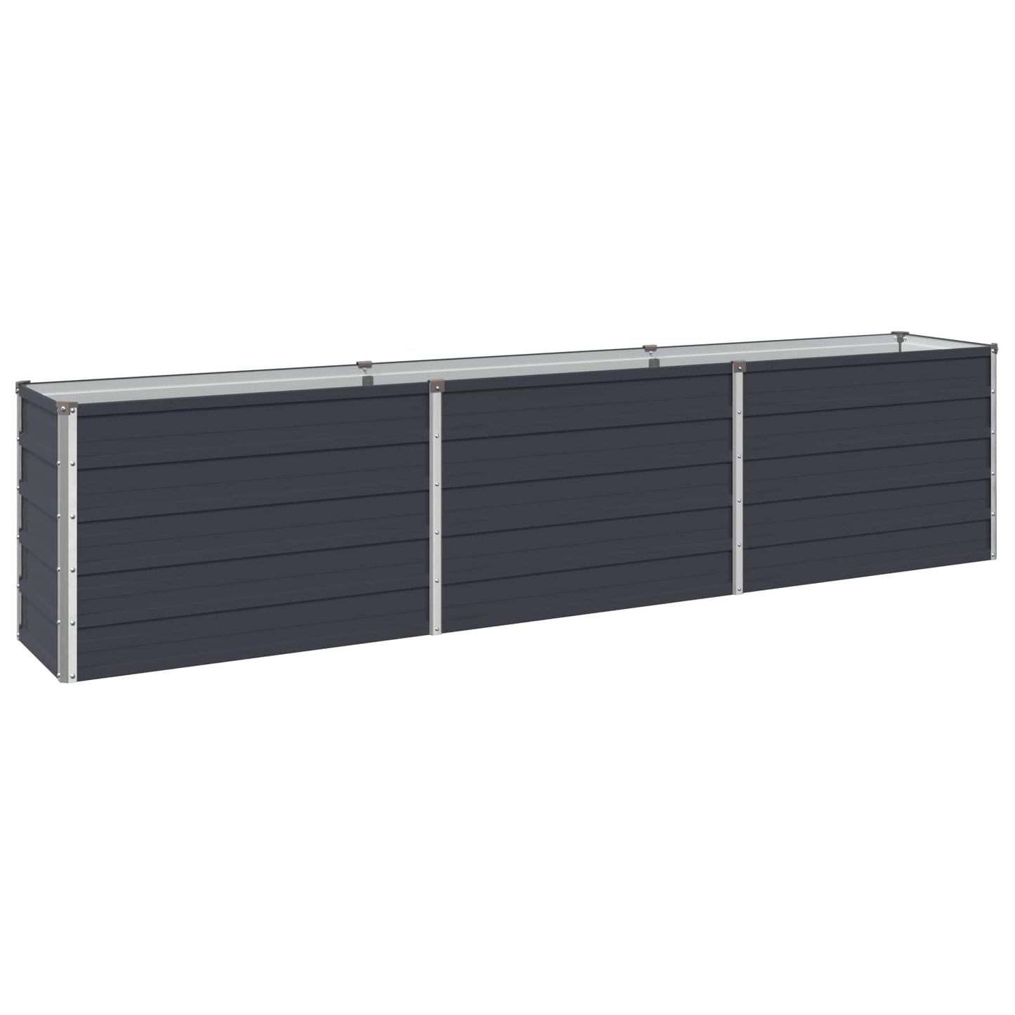 Raised Garden Bed Anthracite 240 x 40 x 55 cm cold-rolled steel