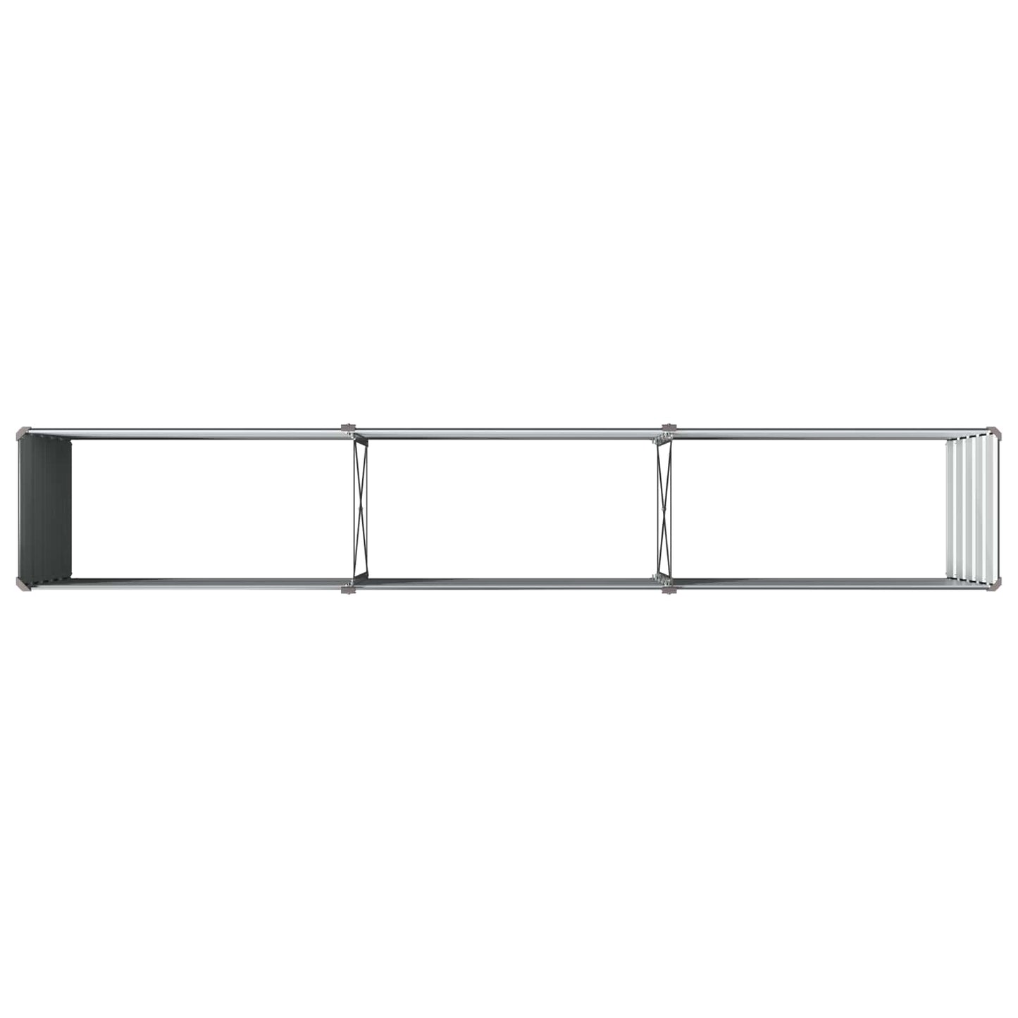 Raised Garden Bed Anthracite 240 x 40 x 55 cm cold-rolled steel