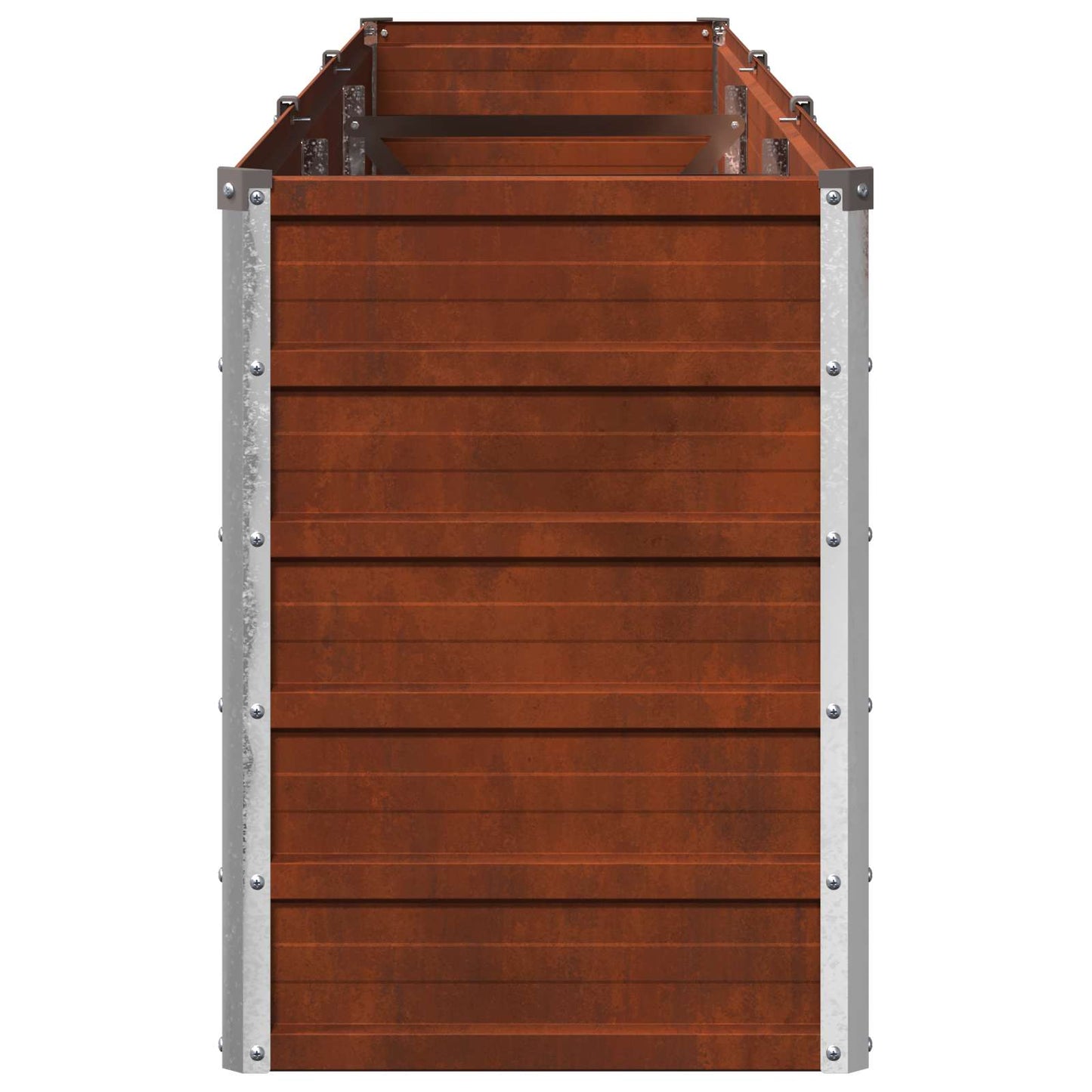 Raised Garden Bed Rusty 240 x 40 x 55 cm corton