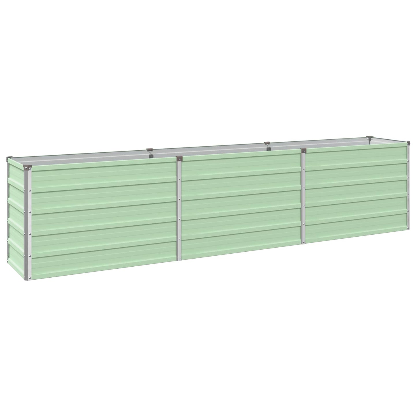 Raised Garden Bed Pastel Green 240 x 40 x 55 cm