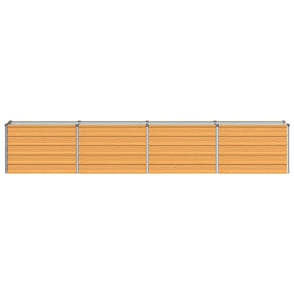 Raised Garden Bed Natural 320 x 40 x 55 cm cold-rolled steel