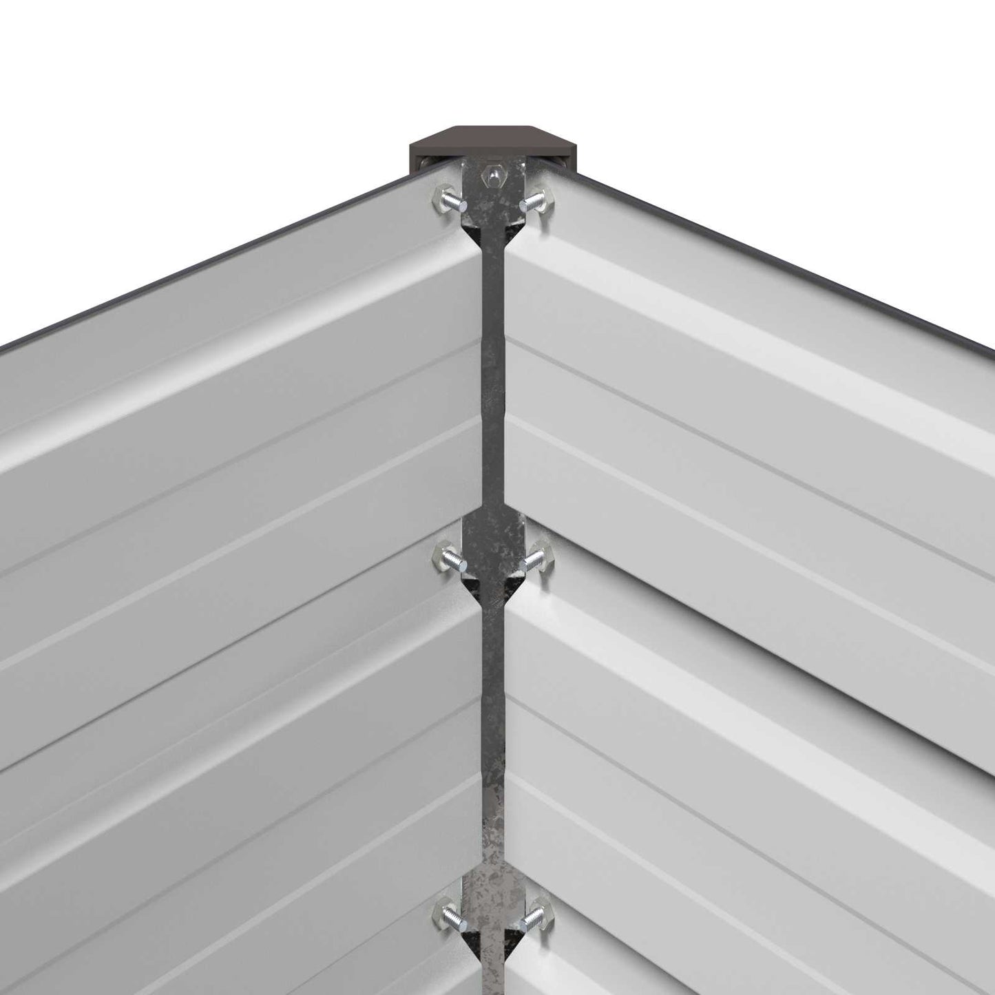 Raised Garden Bed Anthracite 320 x 40 x 55 cm cold-rolled steel