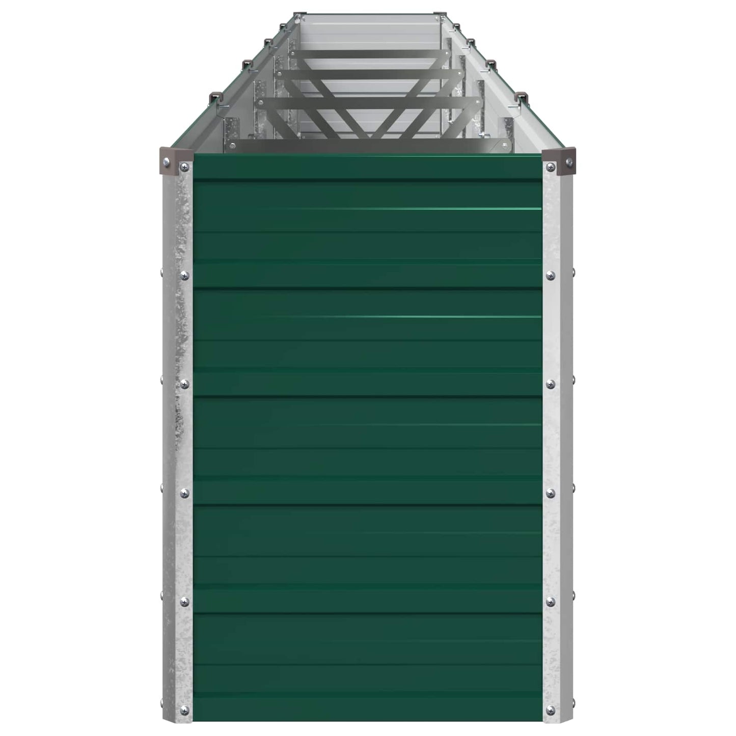 Raised Garden Bed Green 400 x 40 x 55 cm Galvanized steel