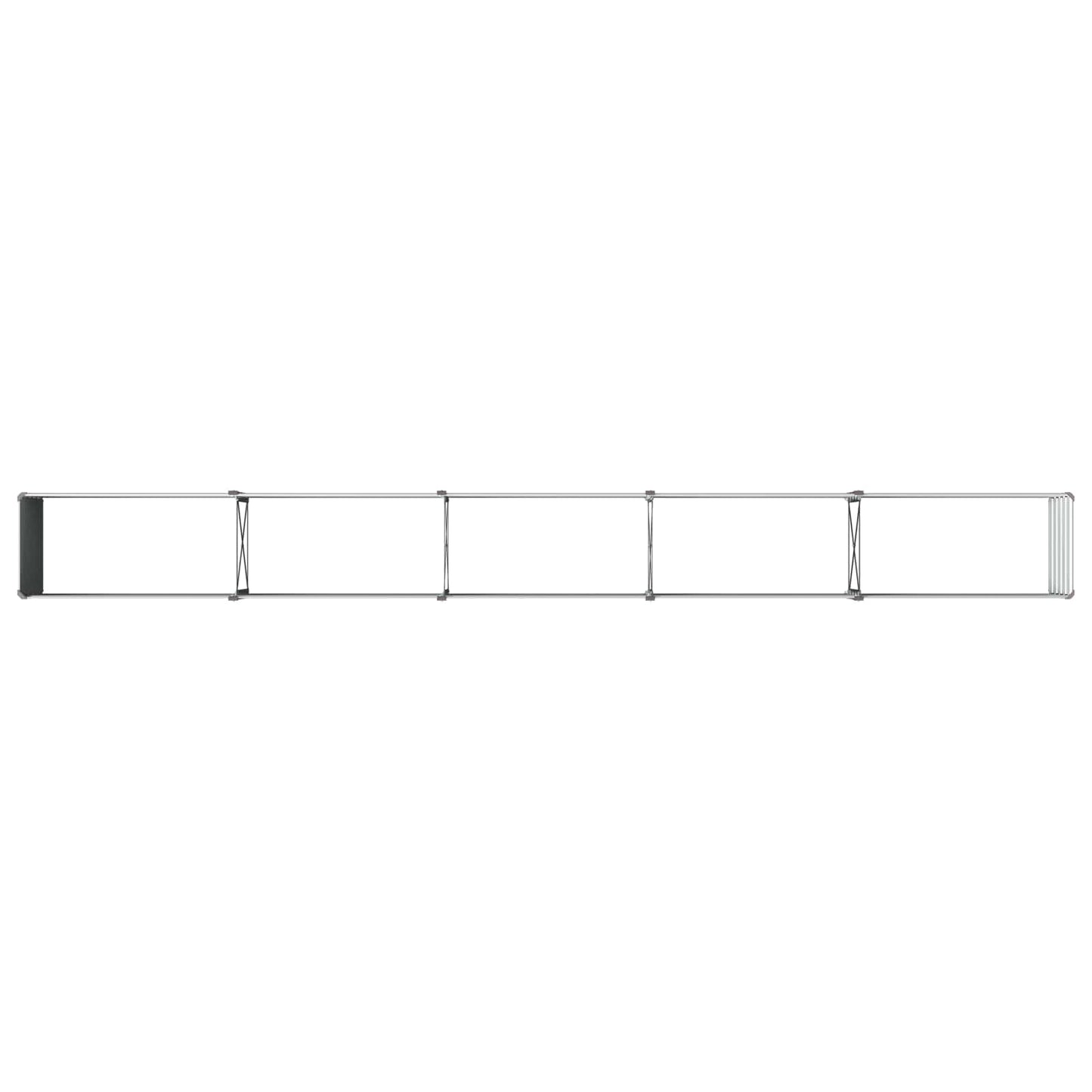 Raised Garden Bed Grey 400 x 40 x 55 cm cold-rolled steel