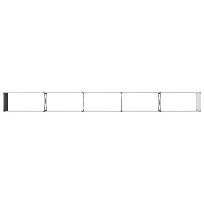 Raised Garden Bed Grey 400 x 40 x 55 cm cold-rolled steel
