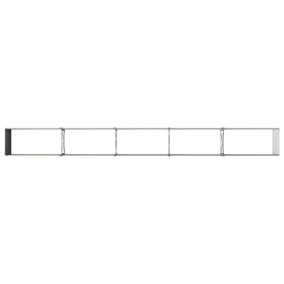 Raised Garden Bed Brown 400 x 40 x 55 cm cold-rolled steel