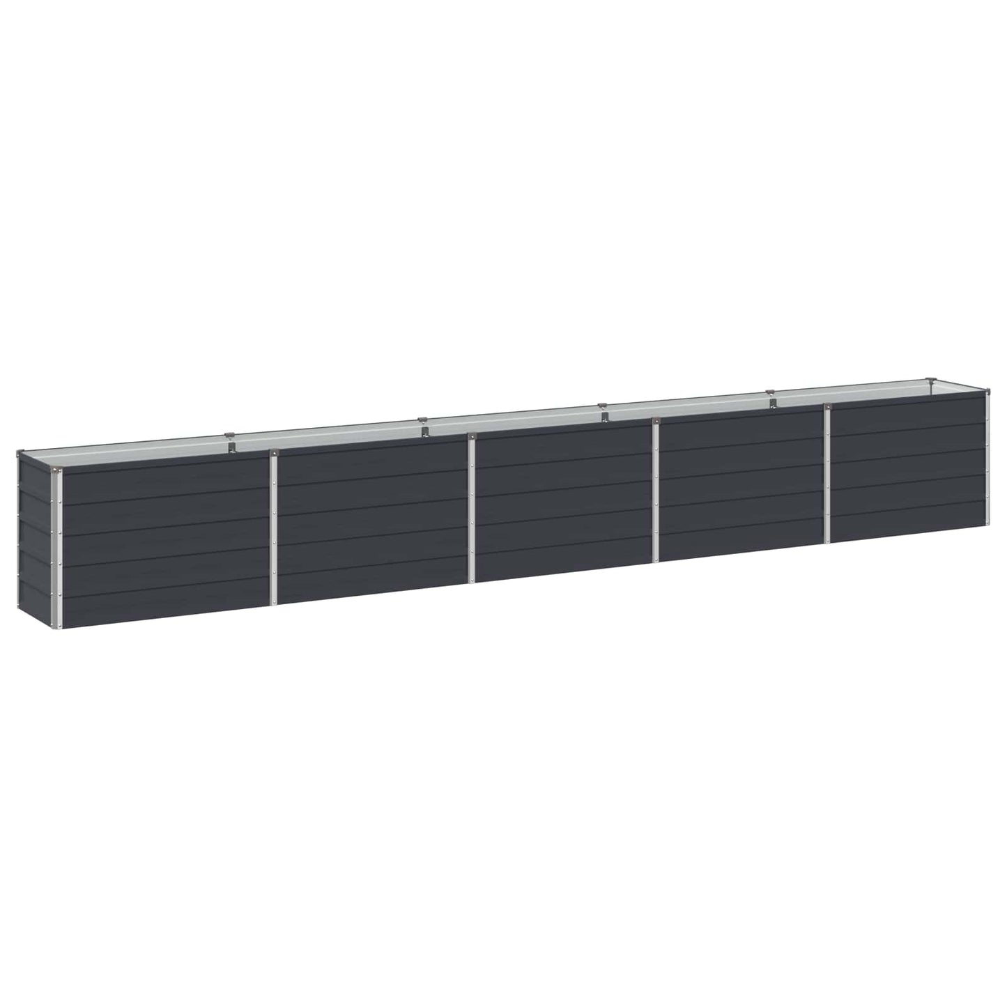 Raised Garden Bed Anthracite 400 x 40 x 55 cm cold-rolled steel